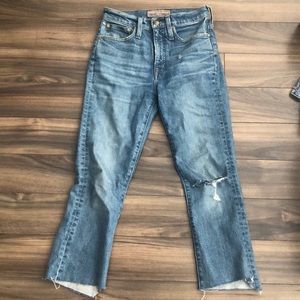 Point Sur cropped straight denim